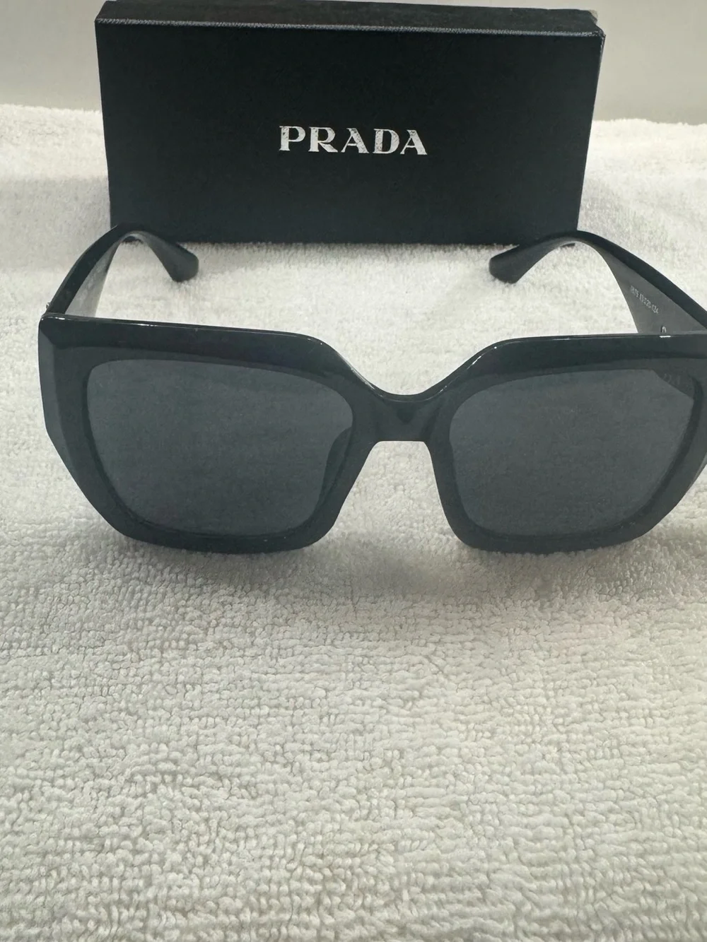 Prada Oversized Square Sunglasses in Black